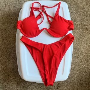 Cute Red Bikini